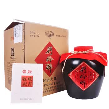 (封坛大典)刘伶醉  2018年  60度  5l 1坛 【16】(名酒 白酒)