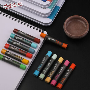 【全网低价】蒙玛特(Mont Marte)油画棒48色 水溶性油画棒儿童绘画画笔涂鸦画画蜡笔套装 美术不脏手水洗铁盒装MMPT0029美术写生