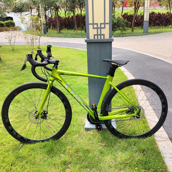 合金公路车破风700c碟刹弯把跑车公路赛车男女22速单车 顺泰22速-绿色