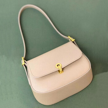 rsrt红色小包包女夏2021新款潮马鞍包女百搭小众单肩斜挎包婚包燕麦灰