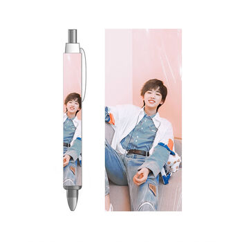 姒桀sjtnt时代少年团按动笔宋亚轩同款明星周边笔ins黑色中性笔
