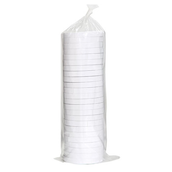 得力(deli)高粘性棉纸双面胶带 12mm*10y(9.1m/卷) 24卷/袋装 办公用品 30401