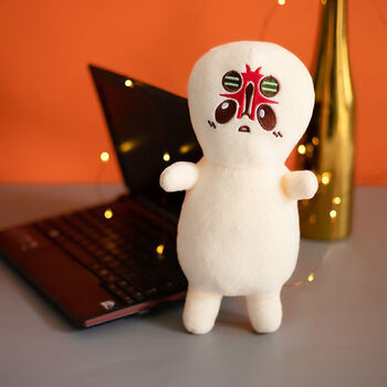 怪兽喇叭scp警1笛头siren head警头黑猫毛绒公仔玩具礼物汽1迪人怪物