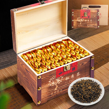 宝然红茶私房茶福建金骏眉蜜香型500g木箱礼盒装茶叶送人 端午节礼品