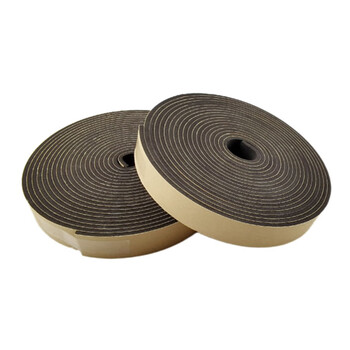 eva单面海绵胶带泡沫泡棉电柜门强力防震隔音缓冲防撞自粘密封条eva厚