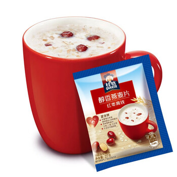 桂格（QUAKER）红枣高铁燕麦片540g （27g*20袋）新西兰进口奶源 营养早餐