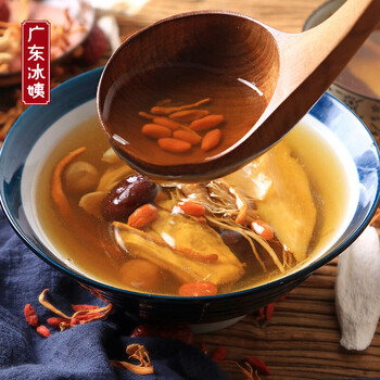 汤料人参虫草花红枣汤包广东煲汤材料包滋补炖品药膳材料