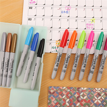 锐意(Sharpie)细头马克笔油性防水防褪色速干耐用记号笔商务办公标记美国原装进口蓝色单支装年会签到签字水彩笔 锐意(Sharpie)细头马克笔油性防水防褪色速干耐用记号笔商务办公标记美国原装进口蓝色单支装年会签到签字水彩笔