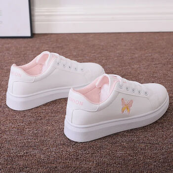 软底白鞋春季新款潮流百搭小白鞋女学生休闲运动板鞋网红ins鞋子粉色