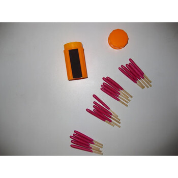 防风防水安全火柴户外野营求生防潮应急出口品质20支每桶