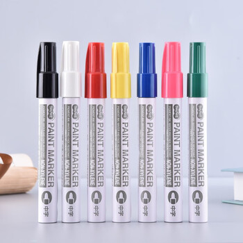 TANOSEE乐如诗 进口油漆笔 记号笔涂鸦高光笔车补漆签字笔速干防水不褪色笔幅2mm绿色1支TS-PM400-G TANOSEE乐如诗 进口油漆笔 记号笔涂鸦高光笔车补漆签字笔速干防水不褪色笔幅2mm绿色1支TS-PM400-G