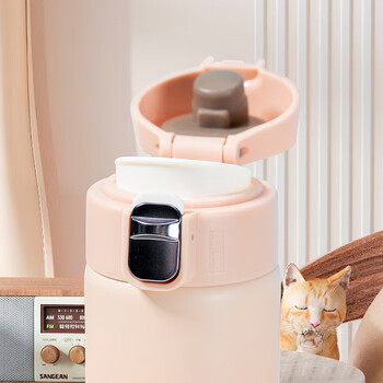 Debo徳铂保温杯304不锈钢男女学生便携水杯子大容量车载杯弹跳杯 Debo徳铂保温杯304不锈钢男女学生便携水杯子大容量车载杯弹跳杯