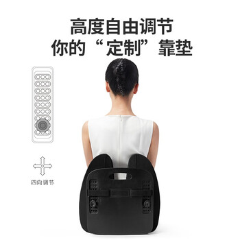 佳奥人体工学靠垫办公室护腰靠背垫椅子久坐腰垫座椅腰靠上班四向调节