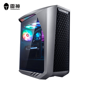 雷神（ThundeRobot）黑武士·Shark水冷游戏台式电脑电竞主机(13代i7-13700K 32G RTX4070Ti 1TSSD 水冷散热)