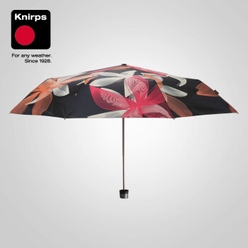 knirps防紫外线晴雨伞三折黑胶超强防晒遮阳伞太阳伞女士礼物 