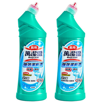 花王KAO洁厕剂500ml*2支套装 免擦洗 原装正品洁厕灵万洁灵马桶清洁剂 花王KAO洁厕剂500ml*2支套装 免擦洗 原装正品洁厕灵万洁灵马桶清洁剂