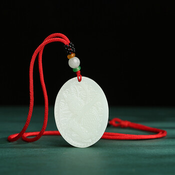 天然新疆和田玉项链男款十二生肖斗战胜佛玉石吊坠女士属猴护身符