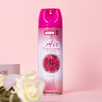 爱博空气清新剂玫瑰花香480ml 除臭喷雾室内除异味除味厕所除臭香薰
