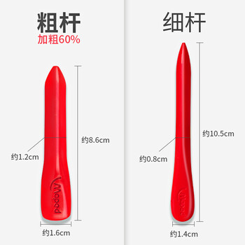 马培德(Maped)儿童大头塑料蜡笔 幼儿学生不脏手绘彩蜡笔 初学美术彩绘涂鸦画笔 861900CH粗杆【36色/塑盒装】 马培德(Maped)儿童大头塑料蜡笔 幼儿学生不脏手绘彩蜡笔 初学美术彩绘涂鸦画笔 861900CH粗杆【36色/塑盒装】