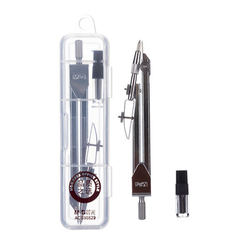 晨光(M&G)文具金属圆规套装(3根HB铅芯+收纳盒)小学生初高中机械制图工程制图绘图工具画图作图中高考 晨光(M&G)文具金属圆规套装(3根HB铅芯+收纳盒)小学生初高中机械制图工程制图绘图工具画图作图中高考