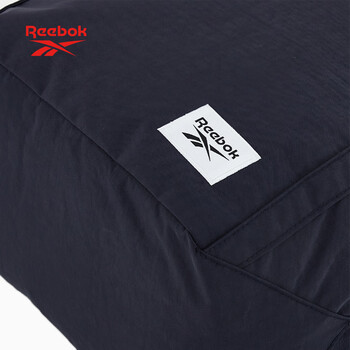 锐步防泼水耐磨手提斜挎包大容量男女同款户外通勤休闲包 蓝黑色