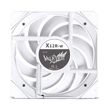 瓦尔基里(VALKYRIE）X12R-W VK FDB轴承 扇叶二次动平衡 易理线设计 12CM机箱风扇 4Pin PWM ARGB灯效 