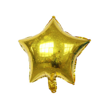 铝箔布置儿童生日婚礼圣诞新年装饰光板18寸五角星四角星铝膜气球18寸