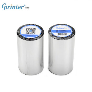 佳博（Gainscha）树脂基碳带80mm*300m 条码打印热转印标签纸打印机通用碳带（单卷装）