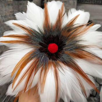 毽球比赛专用鸡毛毽子成人儿童健身训练比赛专用花毽鹅毛耐踢羽鸡毛键