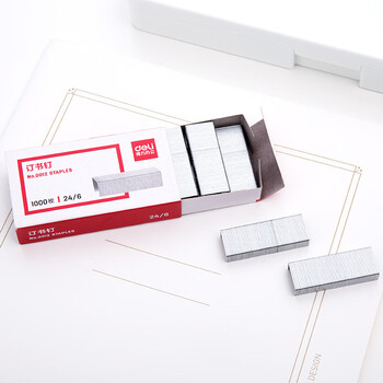 得力(deli)10#订书钉/订书针 1000枚/盒 30盒装 办公用品 0010【30盒】 得力(deli)10#订书钉/订书针 1000枚/盒 30盒装 办公用品 0010【30盒】