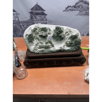 辽宁岫玉摆件价格报价行情- 京东