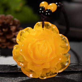 聚禹d010玫瑰花型项链时尚简约百搭毛衣链时尚饰品