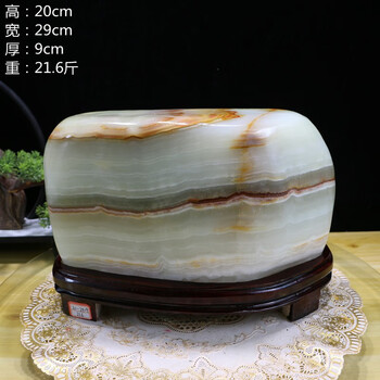 朗郡天然阿富汗玉古青玉白玉石奇石摆件观赏石头原石摆件现代居家装饰