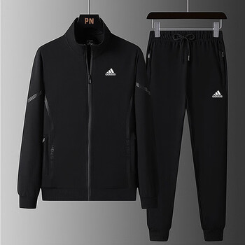 运动三叶草官方阿迪达斯斯运动服套装男女情侣外套两件套adidas