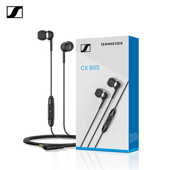 森海塞尔(Sennheiser)CX 80S 有线音乐耳机 入耳式有线耳机 黑色 森海塞尔(Sennheiser)CX 80S 有线音乐耳机 入耳式有线耳机 黑色