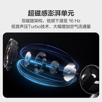 华为（HUAWEI）耳机 FreeBuds 5 至臻版 半入耳式降噪蓝牙耳机 水滴设计/澎湃单元/音乐游戏运动耳机 陶瓷白