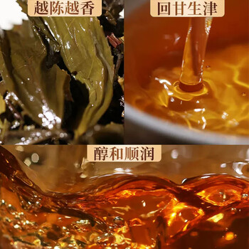 白沙溪茶叶 安化黑茶 金花茯茶砖茶特制茯砖800g