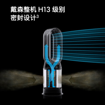 戴森DYSON HP09 多功能空气净化 兼具暖风扇 除螨除尘除过敏原除异味 过滤花粉 宠物毛发  黑金色