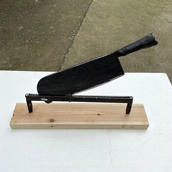 铡草刀锰钢铡草老式手工扎草小闸刀侧刀手动小型猪 锰钢老式铡刀