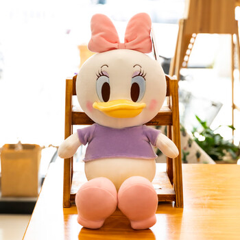 迪士尼(disney)唐老鸭公仔大号迪士尼毛绒玩具黛西布娃娃儿 紫色 黛西