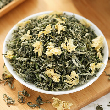 春上早特级茉莉花茶  新茶精选独芽飘雪浓香型高端茉莉毛尖年货礼盒125g