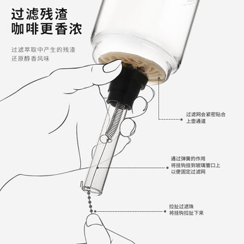 Mongdio虹吸壶家用玻璃虹吸式咖啡壶榉木手柄手动咖啡机5人份礼盒装 Mongdio虹吸壶家用玻璃虹吸式咖啡壶榉木手柄手动咖啡机5人份礼盒装
