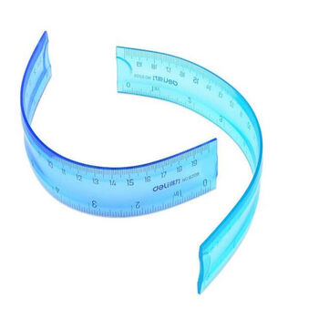 得力(deli) 软尺子软直尺/拍拍尺6208 学生文具20CM 20cm颜色随机 24把/1盒装 得力(deli) 软尺子软直尺/拍拍尺6208 学生文具20CM 20cm颜色随机 24把/1盒装