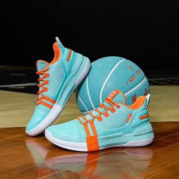 燃战361篮球鞋男鞋夏季新款361°防滑运动鞋透气耐磨实战男球鞋 海蓝