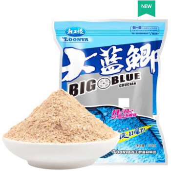 蓝鲫纯香龙王恨鱼饵野战蓝鲫300g香腥拉丝粉蓝3红虫纯香中原鲤老鬼鱼