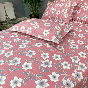 田园小碎花床单小碎花不易起球床单田园风布料小清新老粗布单件全棉