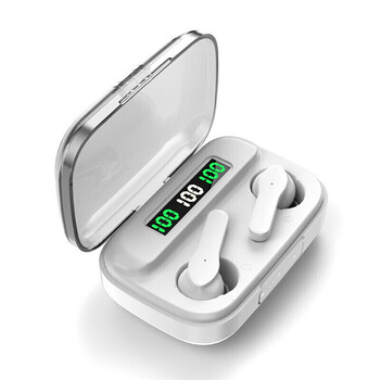 1触摸tws蓝牙耳机ranrzl构同款琦莎 黑白色