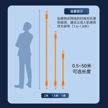 山泽 六类网线 千兆高速宽带线CAT6工程监控电脑路由器网络家用成品跳线 8芯双绞线 橙色2米 OWD6020 山泽 六类网线 千兆高速宽带线CAT6工程监控电脑路由器网络家用成品跳线 8芯双绞线 橙色2米 OWD6020