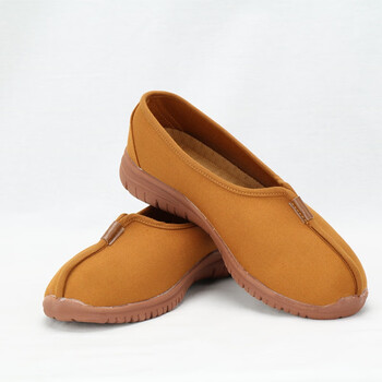 罗汉鞋巴黎僧鞋和尚鞋牛筋底男女春秋款 黄色(软底款) 40【图片 价格