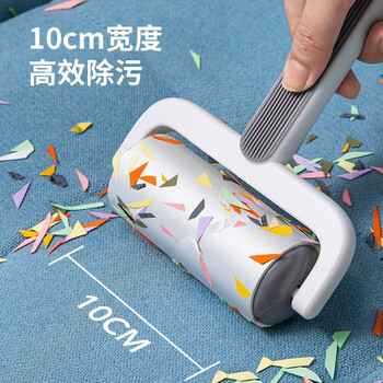 LYNN 粘毛器粘毛滚筒可撕式宠物猫狗地毯沾毛神器粘尘纸 共6卷纸360撕 LYNN 粘毛器粘毛滚筒可撕式宠物猫狗地毯沾毛神器粘尘纸 共6卷纸360撕